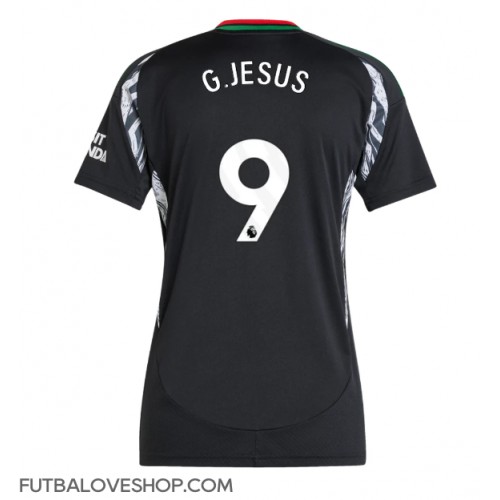 Dres Arsenal Gabriel Jesus #9 Preč pre Ženy 2024-25 Krátky Rukáv